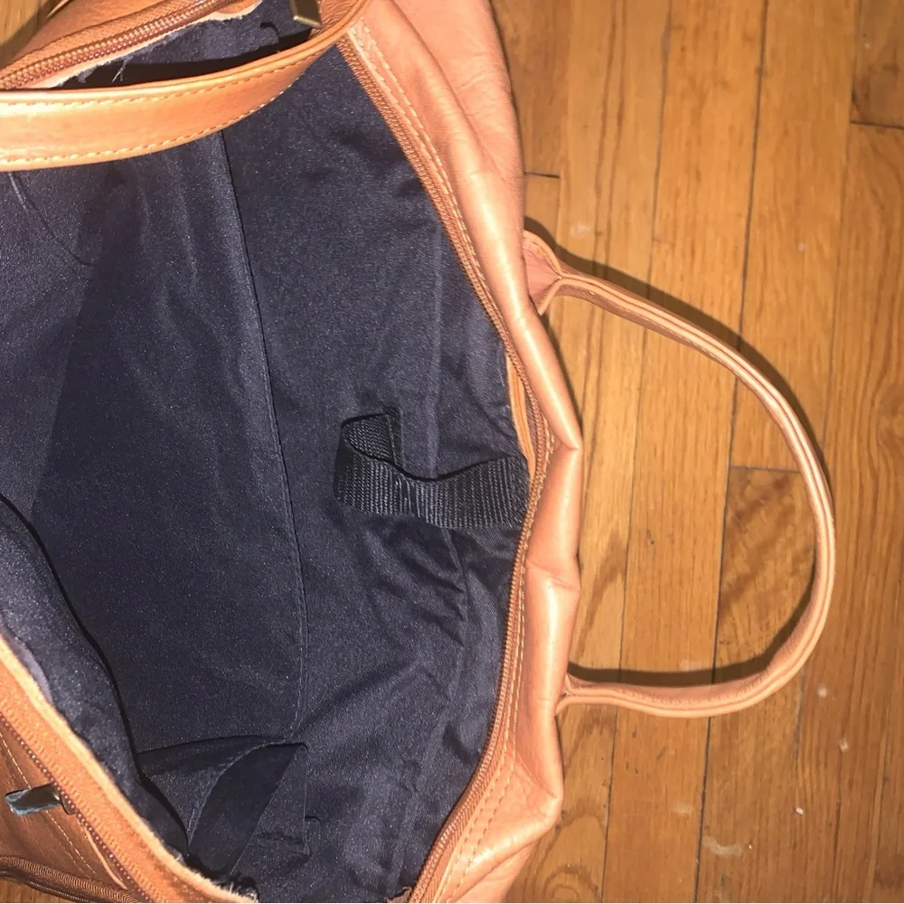 Glenmorangie Tan Leather Bag Vintage